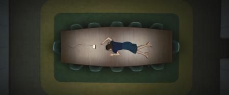 Despiertas en el trabajo sin recuerdos personales y con un vídeo que te informa que trabajas allí de forma voluntaria y que nunca sabrás nada de tu 'yo' exterior.