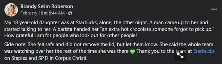 El post de Facebook de la madre