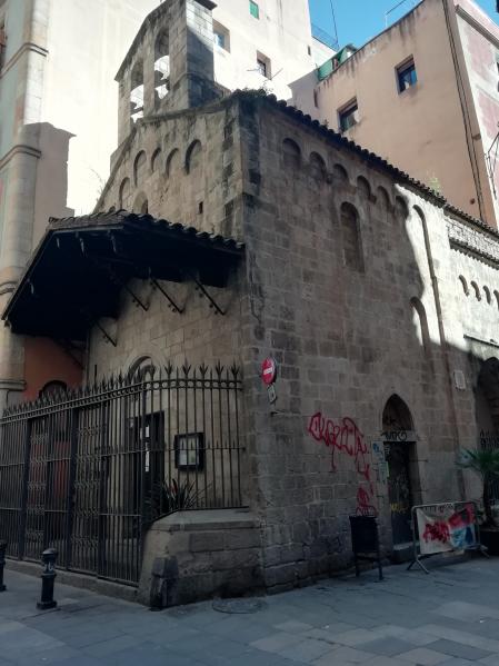 Capilla de Marcús en el cruce entre la calle Carders y Montcada.