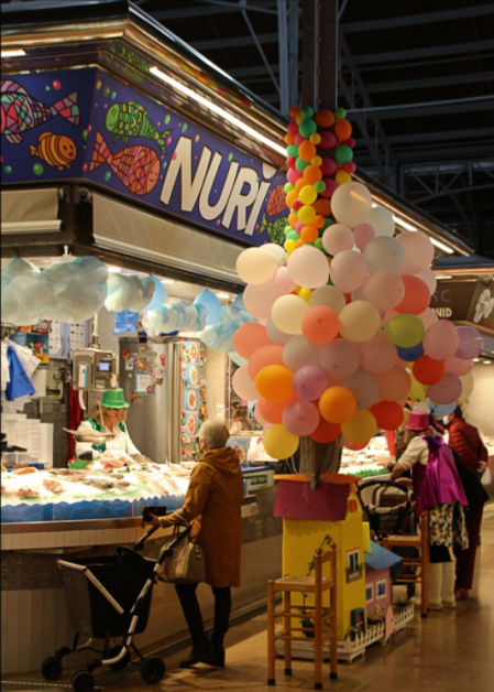 Carnaval en el Mercat del Ninot.