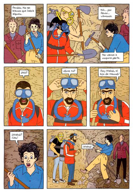 Página de 'Túneles', de Rutu Modan
