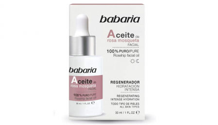 Babaria  aceite facial puro de rosa mosqueta 30 Ml
