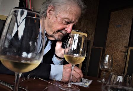 Peter Handke, durante su encuentro con este diario