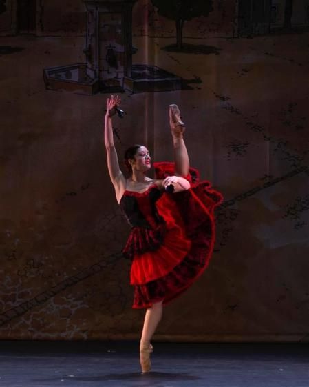 Rebecca Storani en su variación de Quiteria, la protagista del ballet