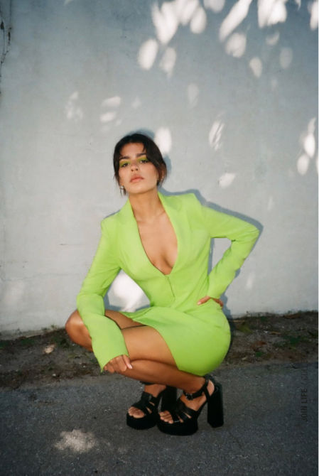 El verde lima acapara la nueva línea de Zara