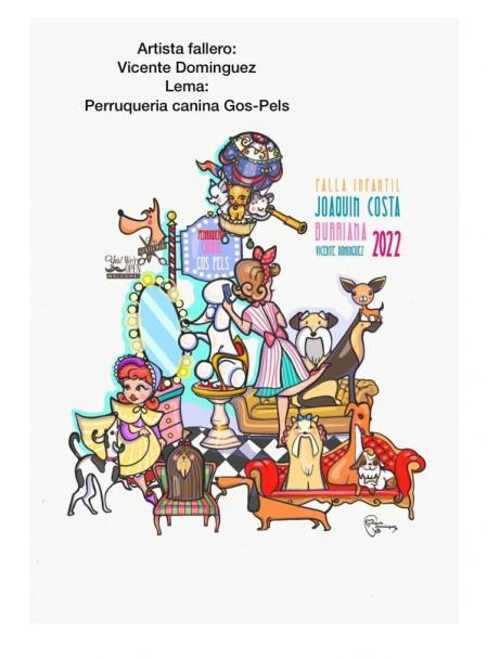 Falla infantil de Joaquín Costa-Burriana de València