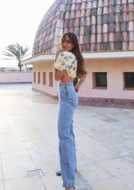 La diseñadora deslumbró con un conjunto sencillo, pero totalmente acertado.