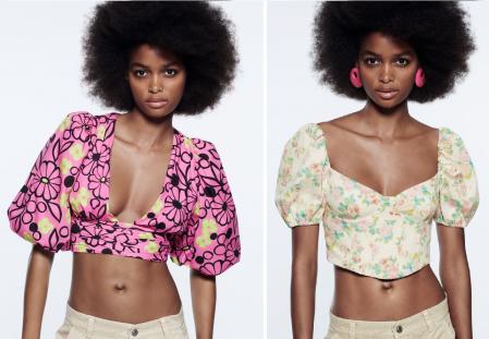 Cuerpos 'cropped', de Zara.