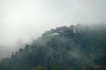 Nieblas en Sant Pere Màrtir.