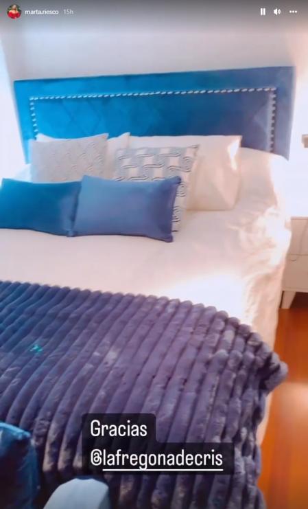 Marta Riesco ha enseñado algunos rincones de la casa que comparte con Antonio David Flores a través de sus Stories de Instagram.