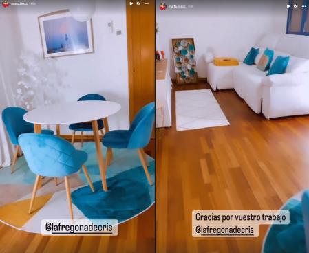 Marta Riesco ha enseñado algunos rincones de la casa que comparte con Antonio David Flores a través de sus Stories de Instagram.