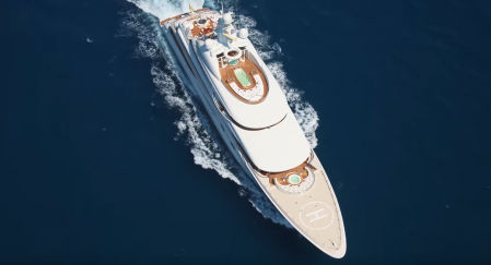 Imágenes del interior del megayate Valerie