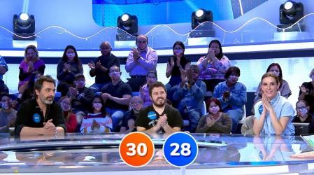 El programa comenzó igualado como es habitual