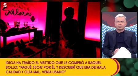 Una persona anónima ha denunciado la mala calidad de un traje de Raquel Bollo