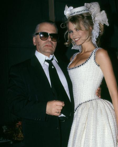 Claudia Schiffer junto a su gran amigo y 