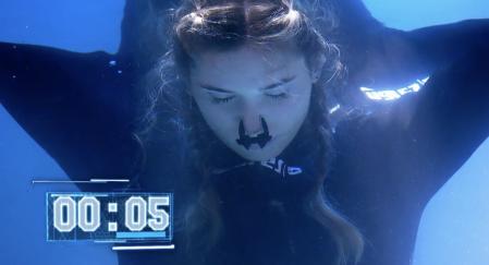 María empieza la apnea