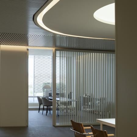 Interior de las oficinas de la sede de Natura Bissé