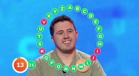 Orestes, en 'Pasapalabra'