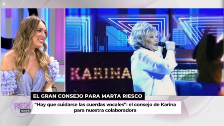 Marta Riesco ha tenido un estreno triunfal como cantante.