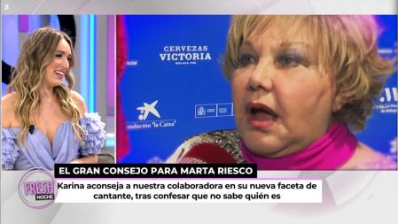 Marta Riesco ha tenido un estreno triunfal como cantante.