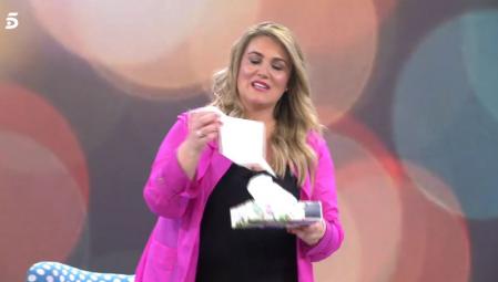 Carlota se emocionó en varias ocasiones