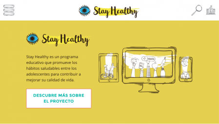 Imagen de la plataforma virtual Stay Healthy,