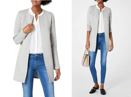 Vila Vinaja New Long, blazer sin cuello