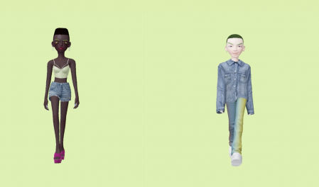 Avatares de la metacolección Lime Glam de Zara