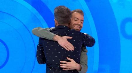 Roberto Leal se abrazaba con Jaime