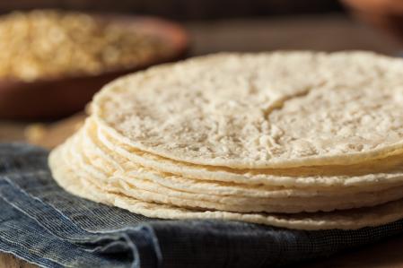 Tortillas de maíz para tacos
