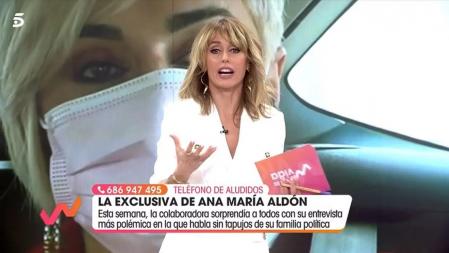 'Viva la vida': Emma García se muestra decepcionada con Ana María Aldón