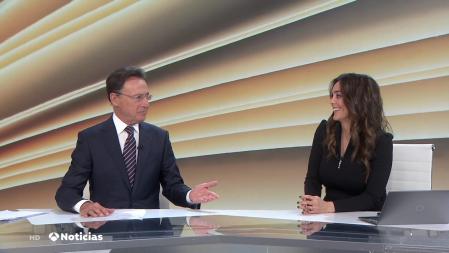 Matías Prats y Mónica Carrillo en Antena 3 Noticias