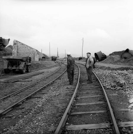 Mineros asturianos durante la huelga de 1962