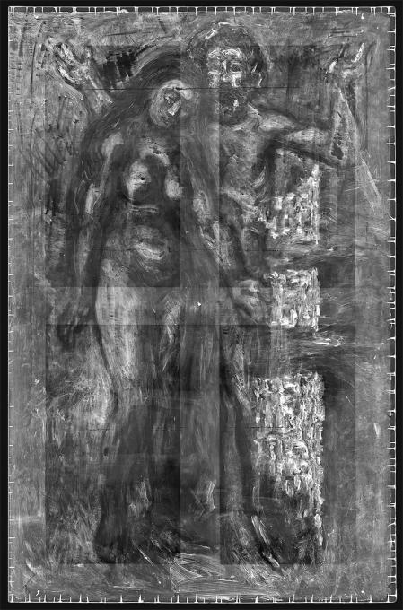 Figuras bajo 'Terrados de Barcelona' que guardan similitudes con las de 'La vida'