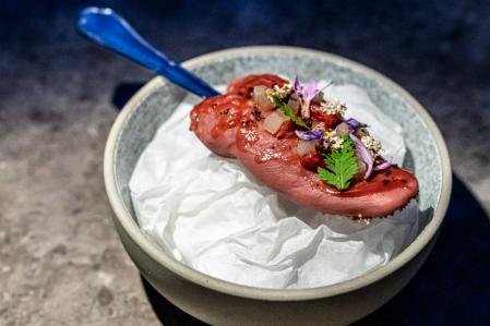 Tongue Kiss, uno de los platos de Rasmus Munk en The Alchemist