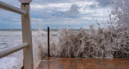 Daños por el temporal en Fuengirola.