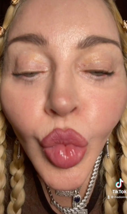 Madonna en el vídeo de TikTok eliminado