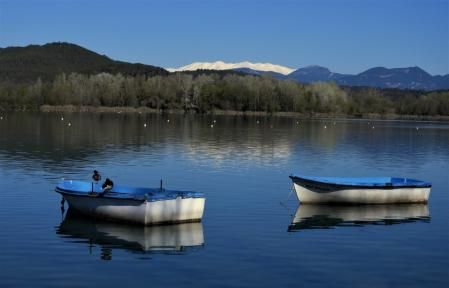 Primavera en el lago de Banyoles.