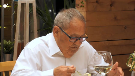 Carmen y Pedro en 'First Dates'