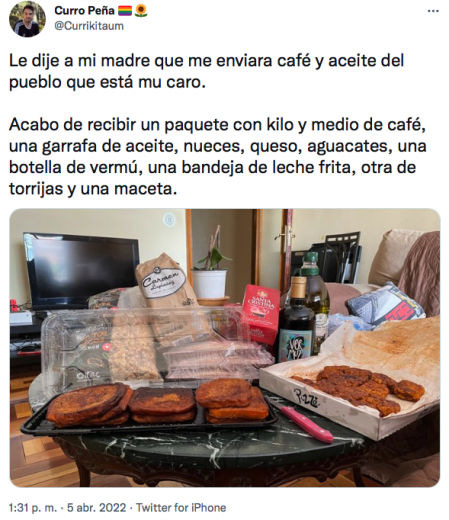 El generoso gesto de la madre con su hijo rápidamente se ha hecho viral en redes