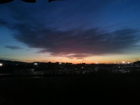 Atardecer en Barcelona captado desde Sant Andreu.