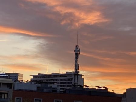 Atardecer en Barcelona.