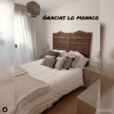 El dormitorio de Paz en Madrid.