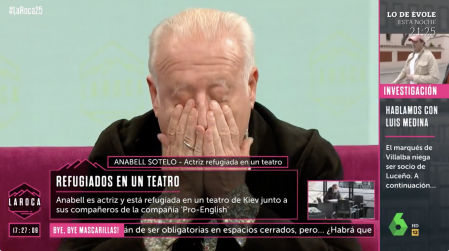 Juan Echanove, completamente roto en 'La Roca'