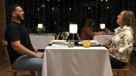 Noelia y Ahmed en 'First Dates'