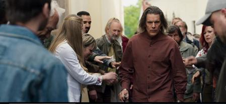 El actor interpretando al villano de 'Caballero Luna', nueva serie de Marvel