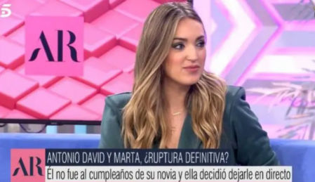 Marta Riesco en 'El programa de Ana Rosa'