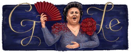 Montserrat Caballé es homenajeada por Google.