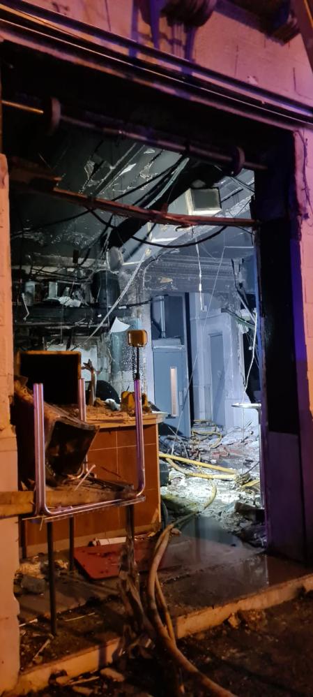 Origen del incendio en la calle València en el barrio barcelonés de l'Eixample.