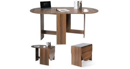 Mesa plegable de madera Giantex